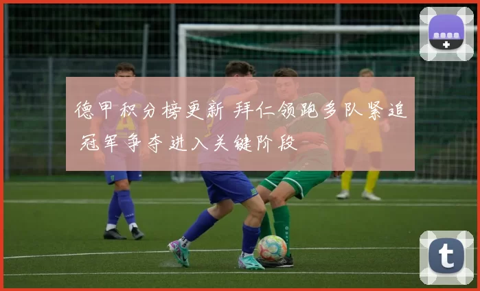 德甲积分榜更新 拜仁领跑多队紧追 冠军争夺进入关键阶段